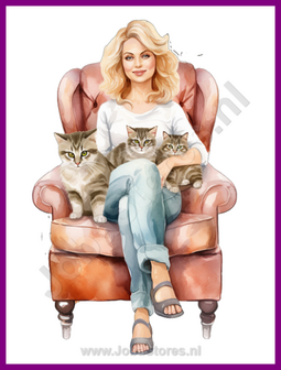 Diamond Painting Crazy Cat Lady