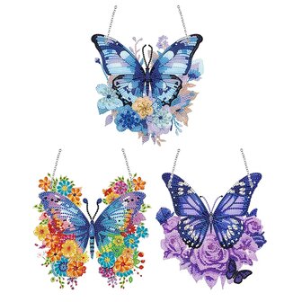 Diamond Painting Hanging Ornament Butterflie 02