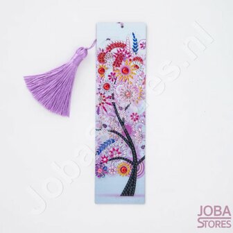 Diamond Painting Bookmark Tree 01