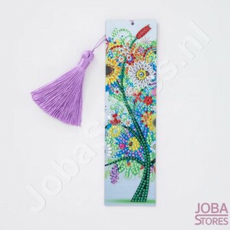 Diamond Painting Bookmark Tree 03