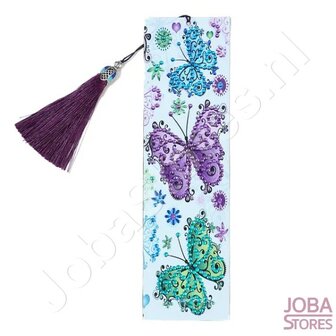 Diamond Painting Bookmark Butterflies 02