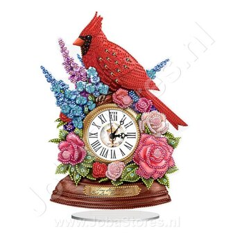 Diamond Painting Clock Bird