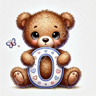 Diamond Painting Bear Letter O