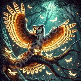 Diamond Painting Radiant Owl