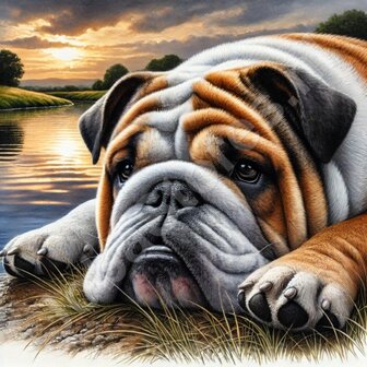 Diamond Painting English Bulldog