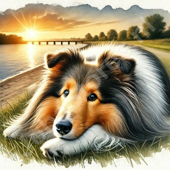 Diamond Painting Sheltie