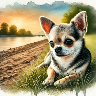 Diamond Painting Chihuahua 002