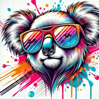 Diamond Painting Koala with sunglasses