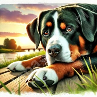 Diamond Painting Greater Swiss Mountain Dog