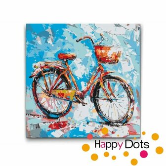 Painting by numbers Bike 50x50cm (HappyDots)