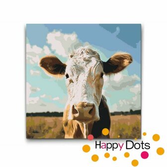 Painting by numbers Cow 50x50cm (HappyDots)