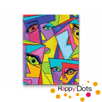 Diamond Painting Faces Abstract (HappyDots)