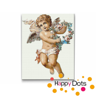 Diamond Painting Angel with wreath (HappyDots)