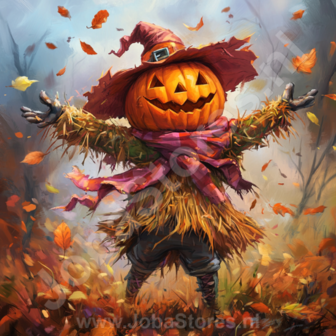 Diamond Painting Halloween scarecrow 01