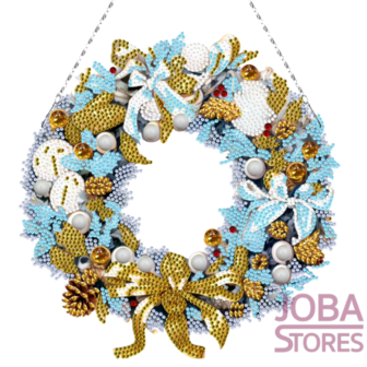 Diamond Painting Christmas Wreath 002