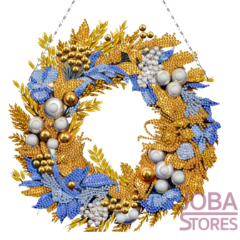 Diamond Painting Christmas Wreath 006