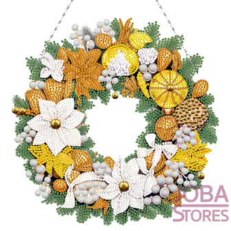 Diamond Painting Christmas Wreath 008