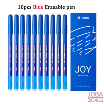 Erasable pen set Kaco Joy Blue (10 pieces)