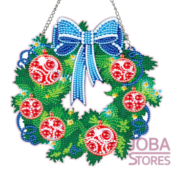 Diamond Painting Christmas Wreath 010