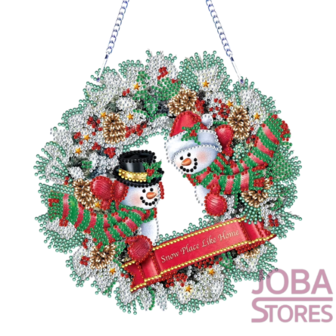 Diamond Painting Christmas Wreath 011