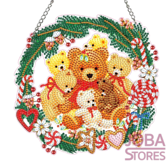 Diamond Painting Christmas Wreath 013