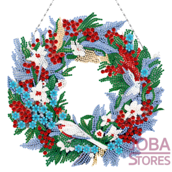 Diamond Painting Christmas Wreath 014