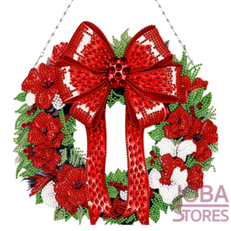 Diamond Painting Christmas Wreath 016