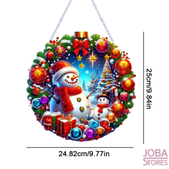 Diamond Painting Christmas Wreath 022