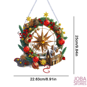 Diamond Painting Christmas Wreath 023