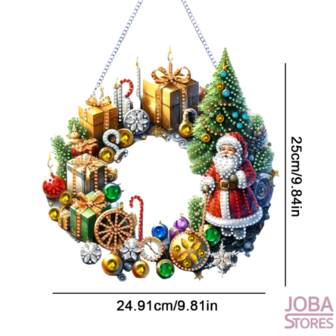 Diamond Painting Christmas Wreath 024