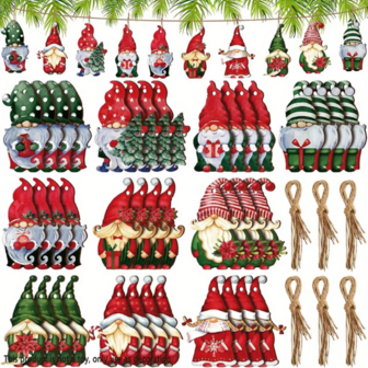 Wooden Christmas hangers 02 (20 pieces)