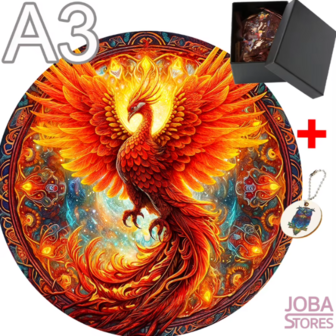 Wooden Figures Puzzle Phoenix