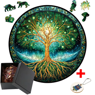 Wooden Figures Puzzle Tree of Life