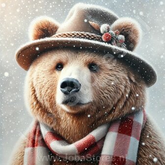 Diamond Painting Winter Bear