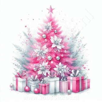 Diamond Painting Colorful Christmas Tree 01