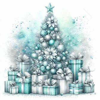 Diamond Painting Colorful Christmas Tree 02