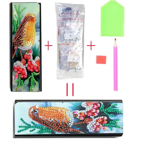 Diamond Painting Glasses Case Sunflowers