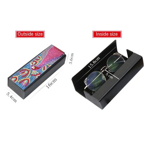 Diamond Painting Glasses Case Sunflowers