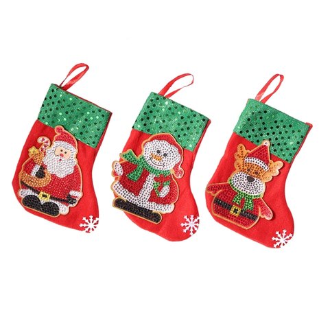 Diamond Painting Christmas socks set 01 (3 pieces)