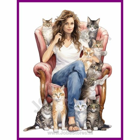 Diamond Painting Crazy Cat Lady