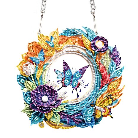 Diamond Painting Hanging Ornament Butterflies 02