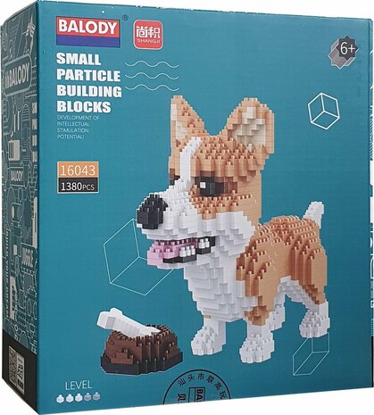 Nanoblocks Building Kit Balody Corgi