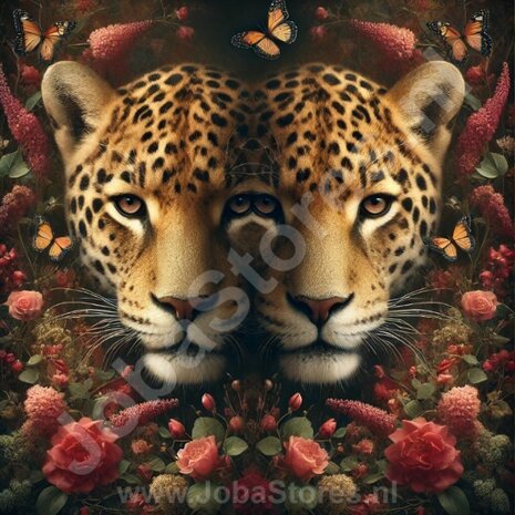 Diamond Painting Two Leopards