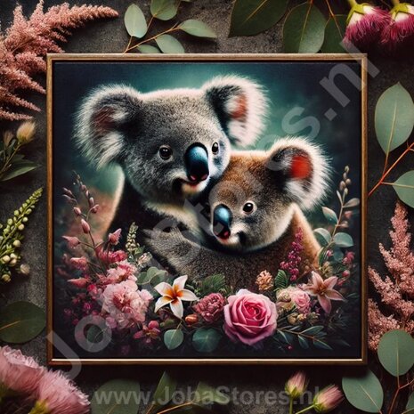 Diamond Painting Two Koalas 01