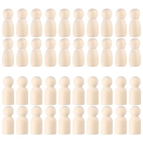 Peg Dolls 40 pieces