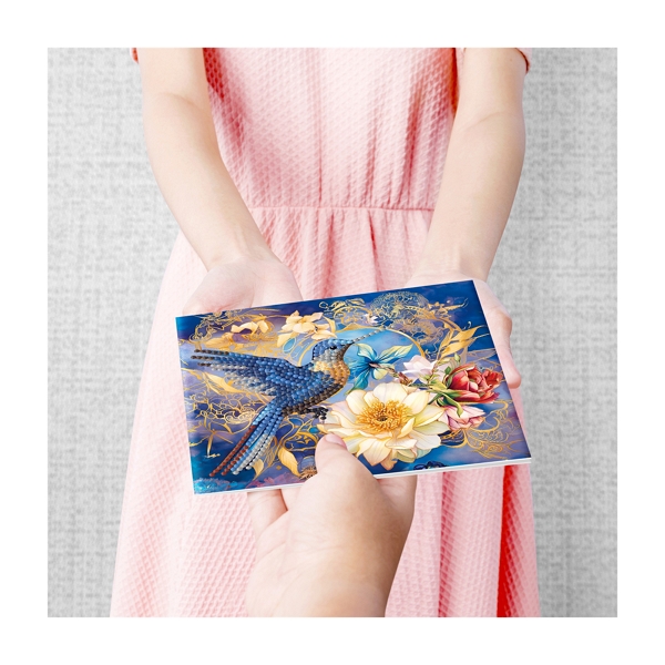 Diamond Painting Greeting Cards Set 005 Flowers, Birds, and Butterflies (12  pieces) - Shop now - JobaStores