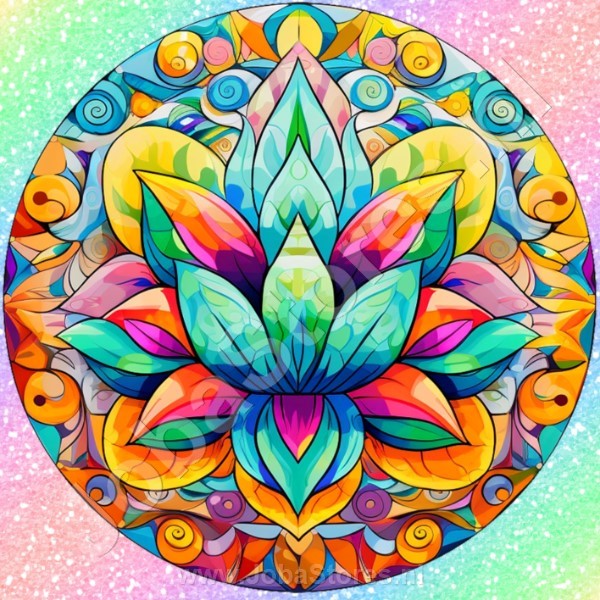 Diamond Painting Mandala Rainbow - Shop now - JobaStores