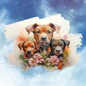 Colorful Dog - Diamond Painting 